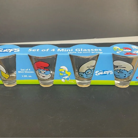 Smurfs Shot Glass Set - Multicolor - Picture 2 of 11